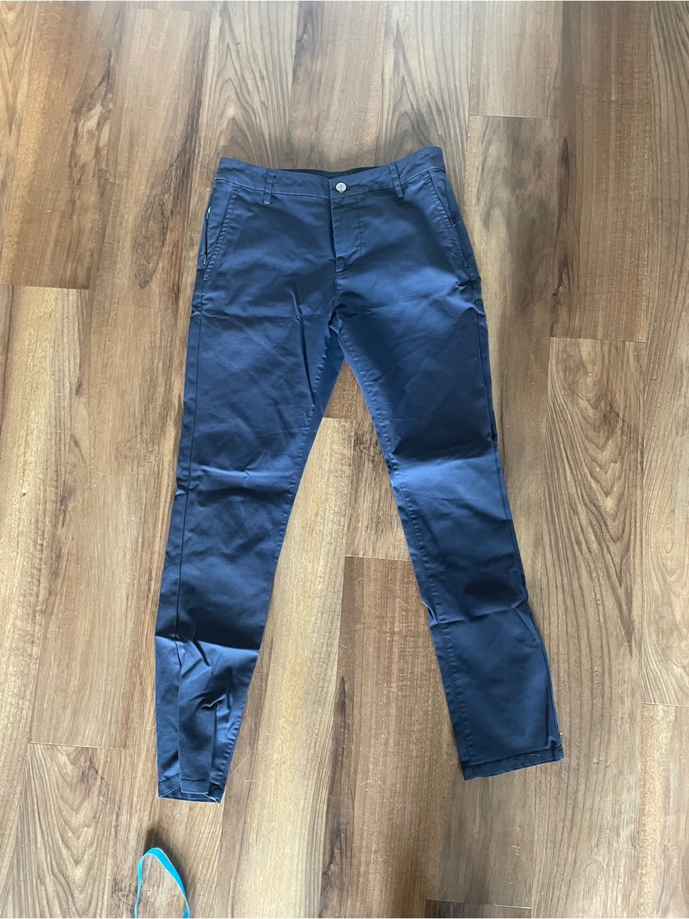 Navy Slim Formal Casual Pants Slacks